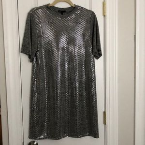 Sequin Tshirt Dress